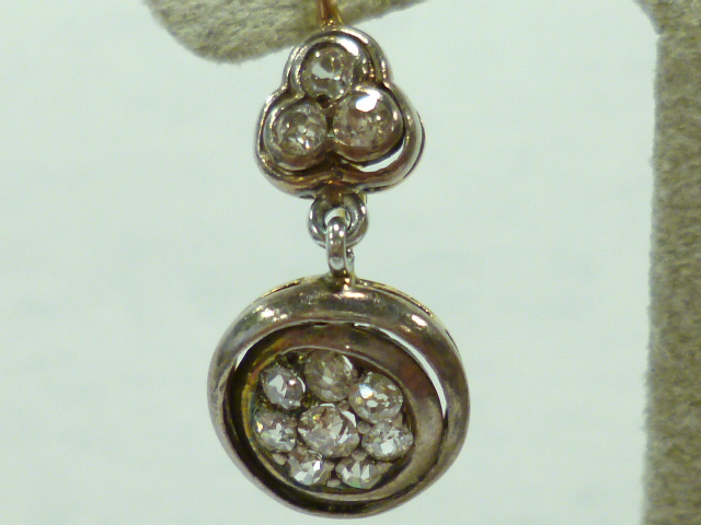 1850年代 ダイヤブローチ
